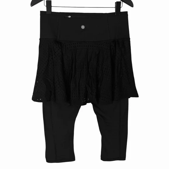 ATHLETA A Game 2 in 1 Crop Tight size Small in Black - Picture 10 of 12